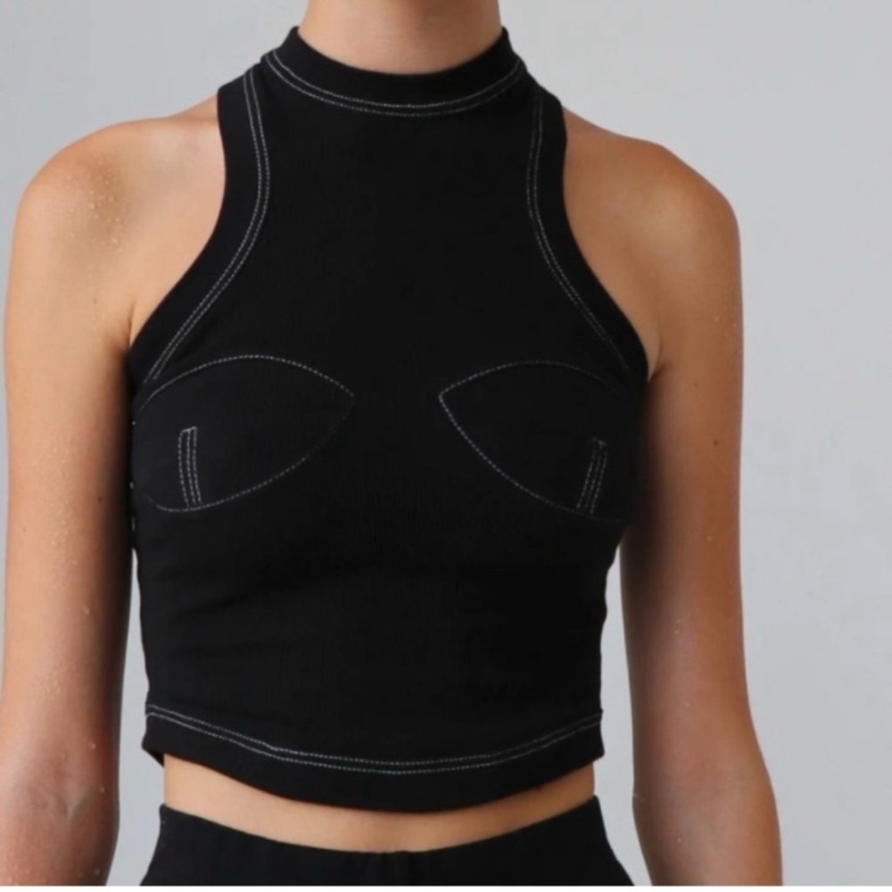 ✅SOLD✅📞Orseund Iris Racerback contrast stitch tank top size small